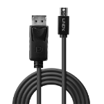 Lindy 41647 DisplayPort kabel 3 m Mini DisplayPort Zwart