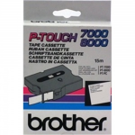 Brother TX-232 DirectLabel red on white 12mm x 15m for Brother P-Touch TX 6-24mm