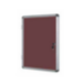 Bi-Office VT630105150 bulletin board Fixed bulletin board Aluminium, Red Aluminium, Felt