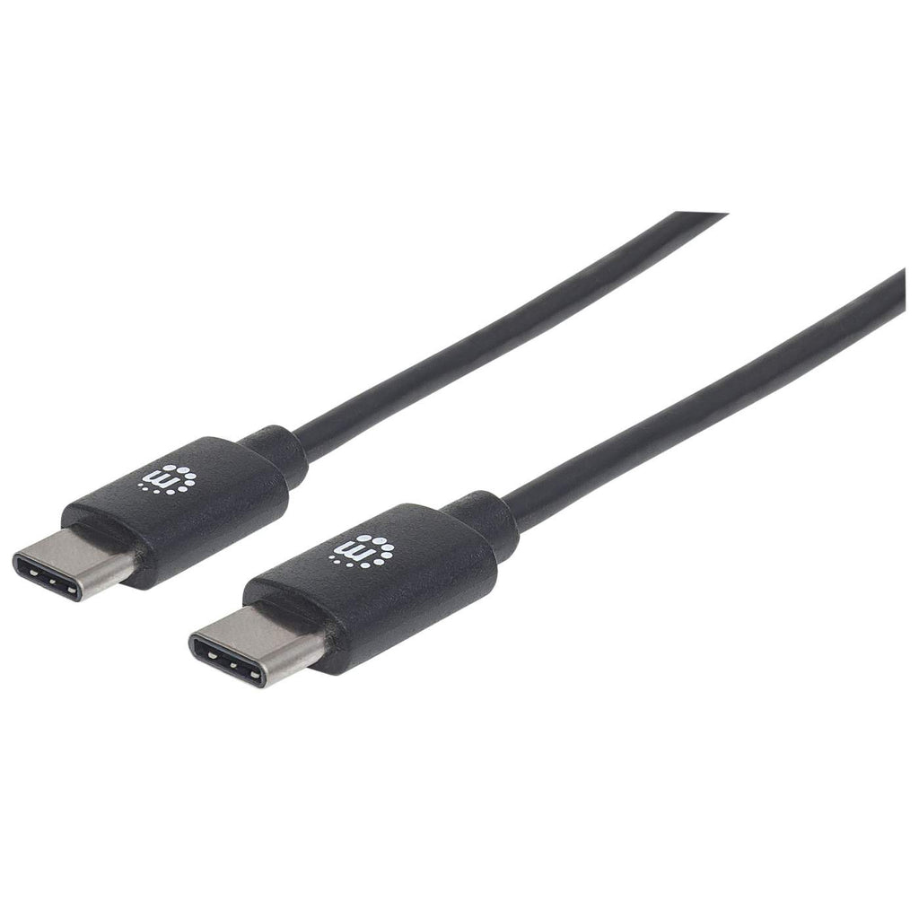 Image of Manhattan USB-C to USB-C Cable, 3m, Male to Male, Black, 480 Mbps...