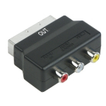 Schwaiger SCA7310 531 SCART (21-pin) 3 x RCA Zwart
