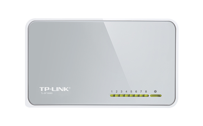 TP-LINK 8-Port 10/100Mbps Desktop Switch Unmanaged White