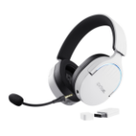 Trust GXT 491W FAYZO Headset Wired & Wireless Head-band Gaming USB Type-C Bluetooth Black, White