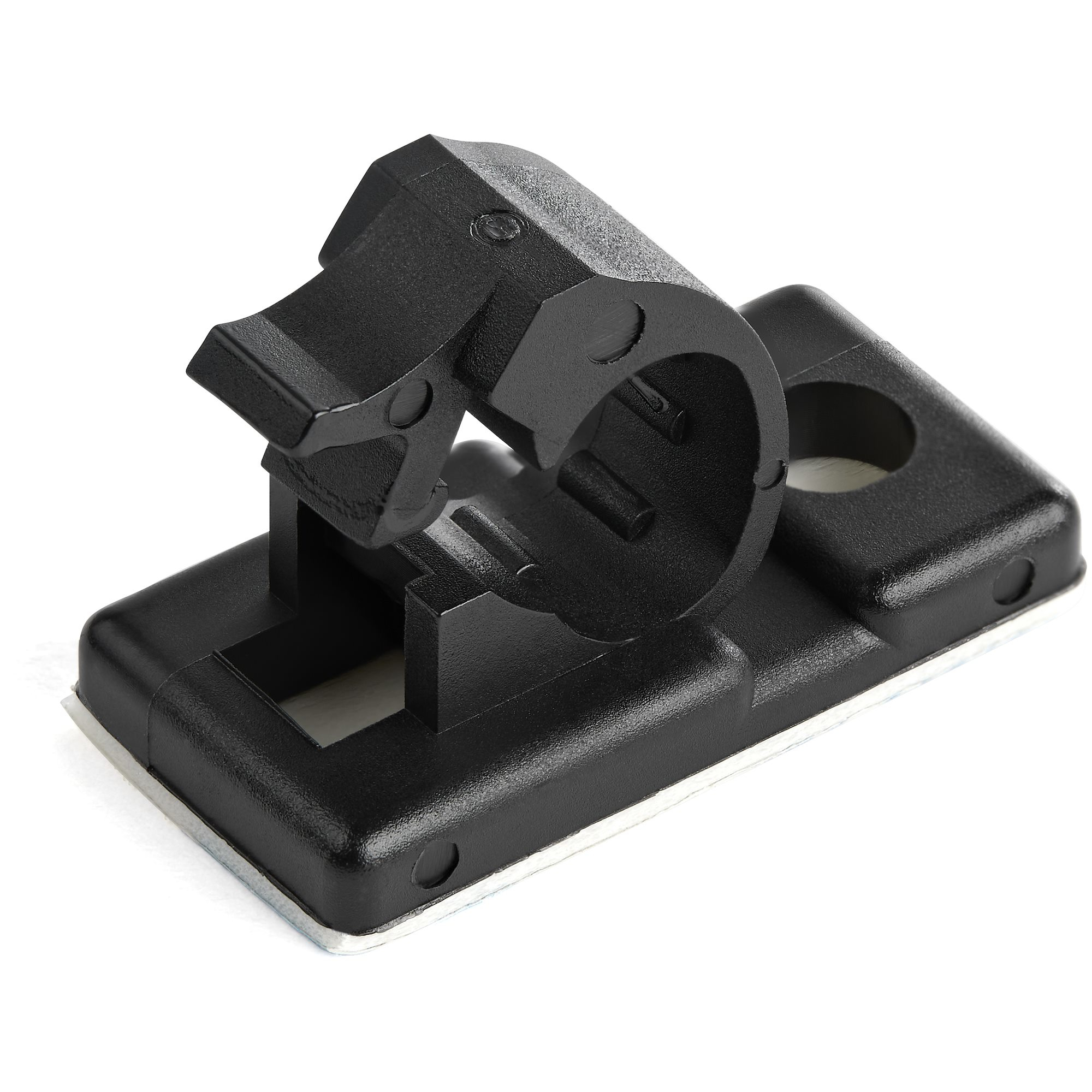 Image of StarTech.com 100 Adhesive Cable Management Clips Black -...