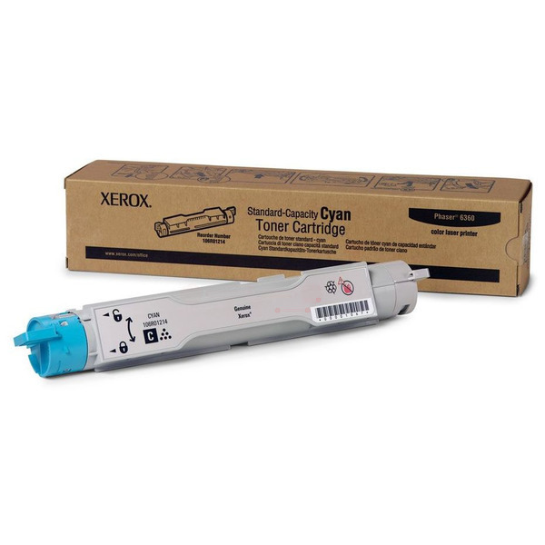 Image of Xerox 106R01214 Toner cyan, 5K pages/5% for Xerox Phaser 6360