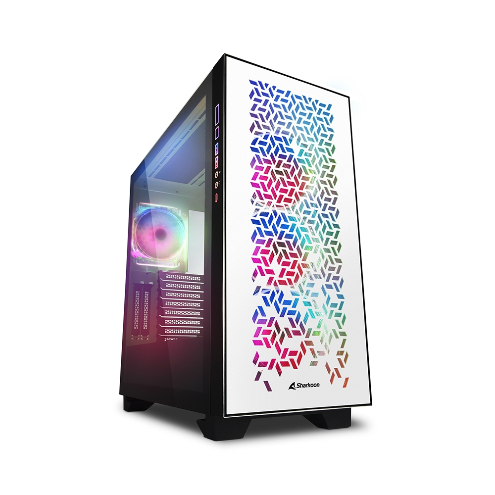 Image of Sharkoon ELITE SHARK CA300H Tower White