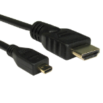 Cables Direct 1.0MTR HDMI TO MICRO D V1.4 - BLACK HDMI cable  Chert Nigeria