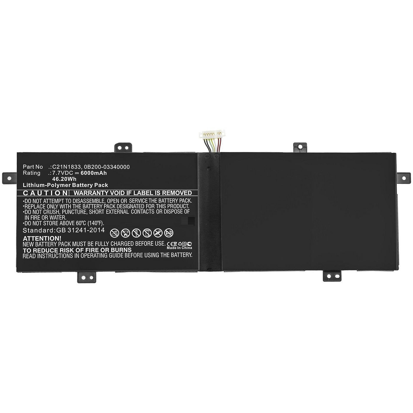 Image of CoreParts MBXAS-BA0242 laptop spare part Battery