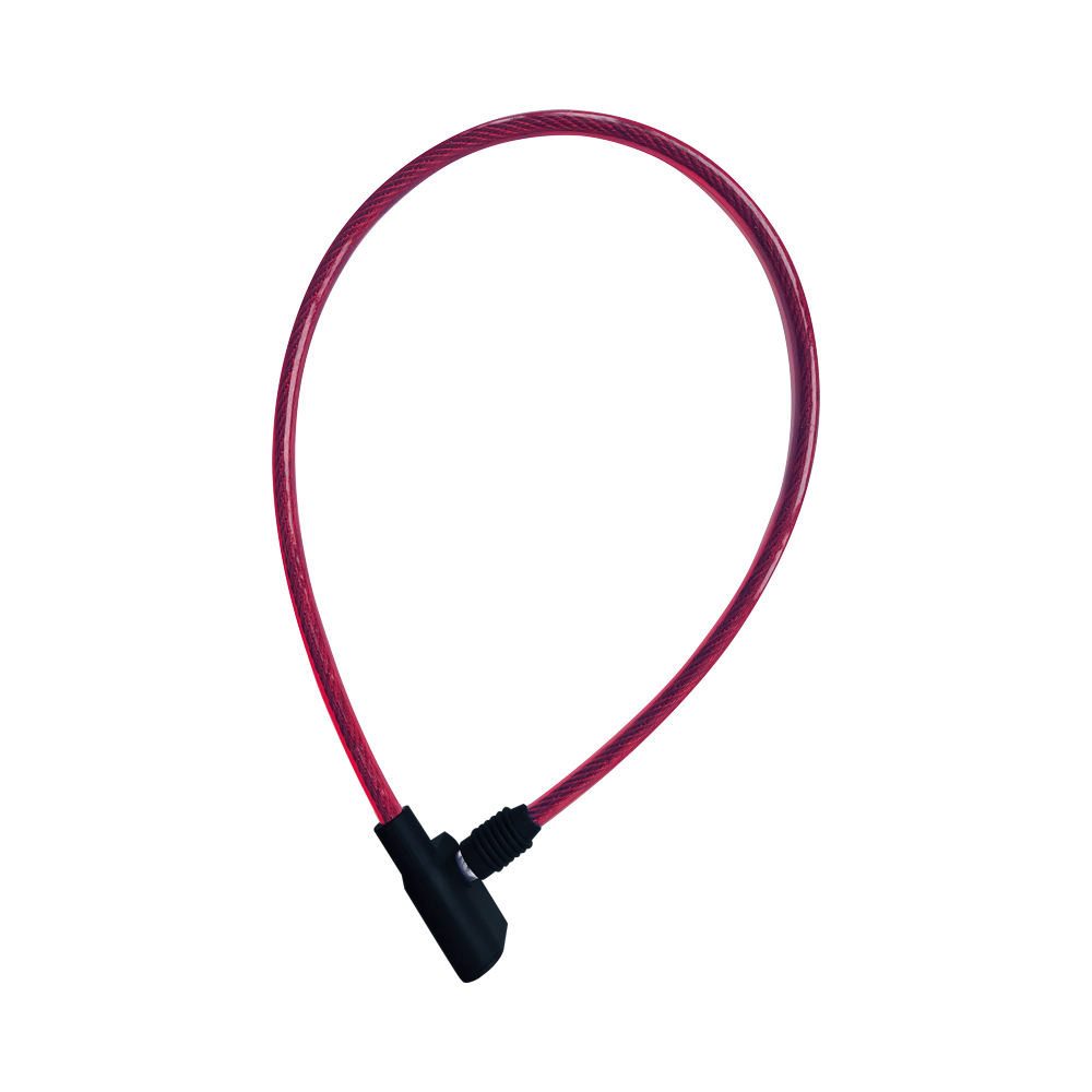 Image of Rieffel 8-650S RED - Cable lock - Black - Red - Steel - Key - 650...