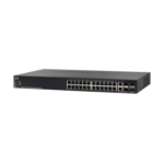 Cisco SG550X-24P-K9 Managed L3 Gigabit Ethernet (10/100/1000) Power over Ethernet (PoE) 1U Black