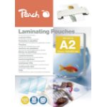 Peach Laminating Pouches A2, 125 mic, glossy, PP525-12, set of 50