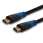Savio CL-49 HDMI cable 5 m HDMI Type A (Standard) Black, Blue