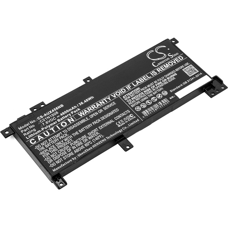 EU Product - Battery for Laptop battery for 0B200-01740100, C21N1508 for Asus, 7.6V, 4800mAh thumbnail