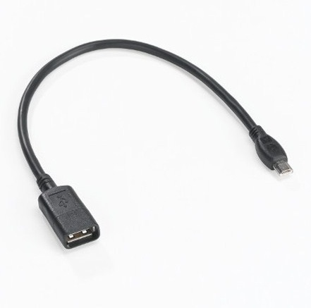Image of Zebra Mini USB/USB F USB cable Mini-USB A USB A Black