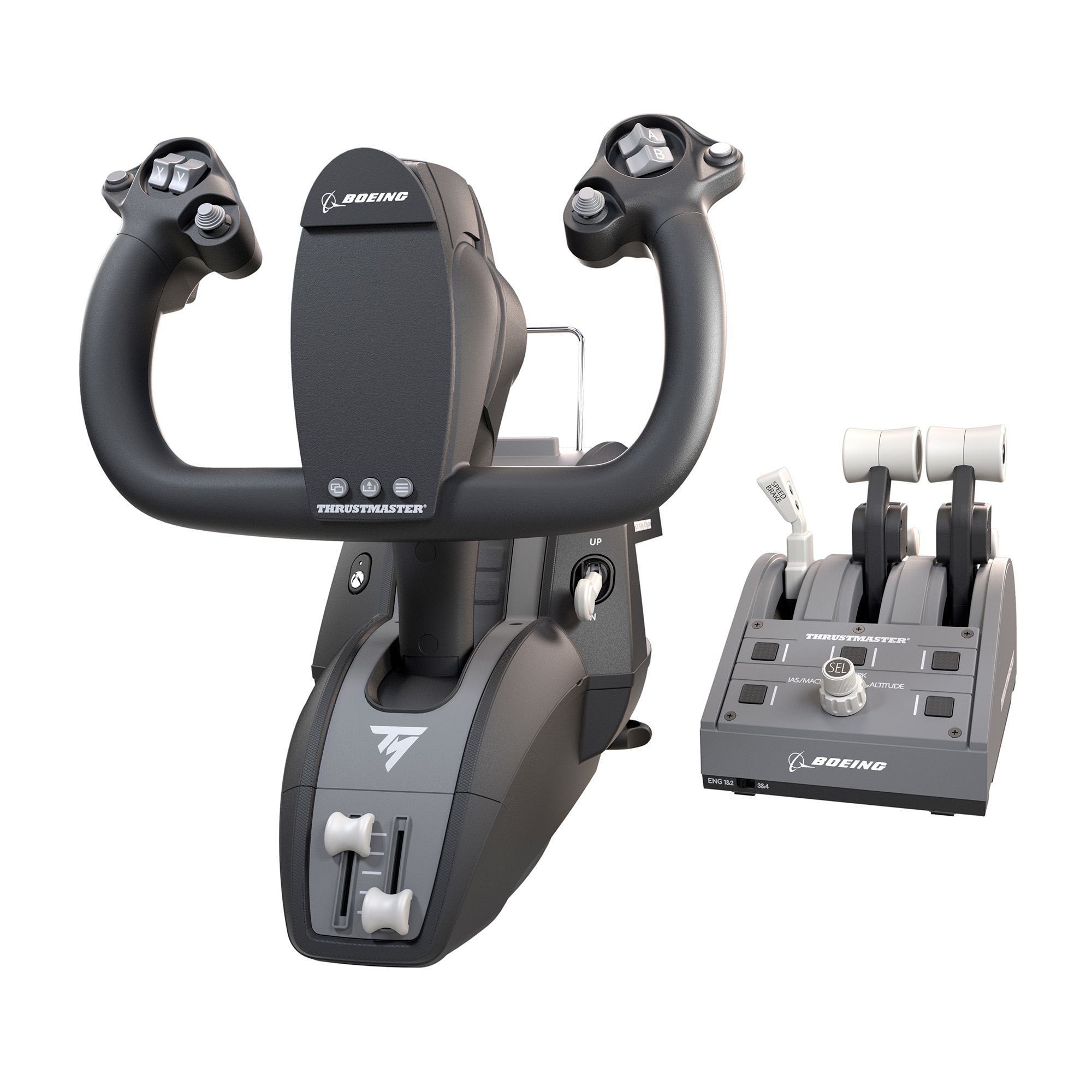Image of Thrustmaster 4460210 Gaming Controller Black, Grey USB Fightstick...