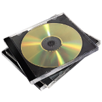 Fellowes 98310 optical disc case Jewel case 2 discs Black, Transparent -