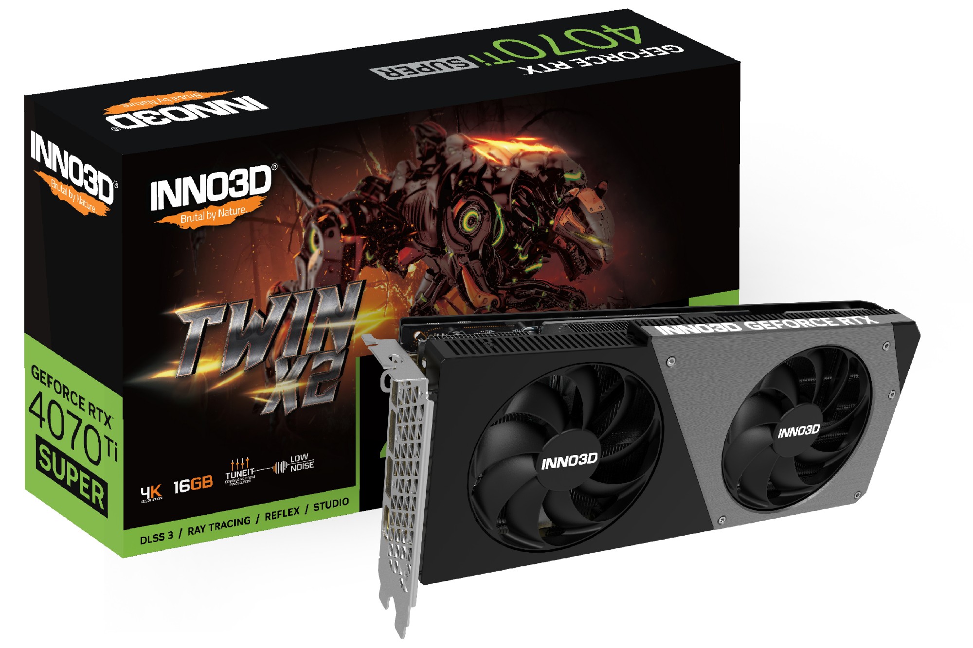 Inno3D GEFORCE RTX 4070 Ti SUPER TWIN X2 NVIDIA 16 GB GDDR6X, 92 