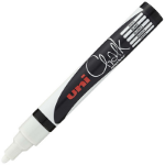 UNI PWE5M CHALK MARKER BULLET TIP 2.5MM WHITE