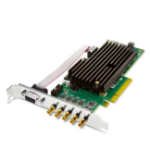 AJA CRV44-T-NF - Corvid 44 - 3G-SDI PCIe I/O Card with HD-BNC Connectors, Active Cooling, No Fan