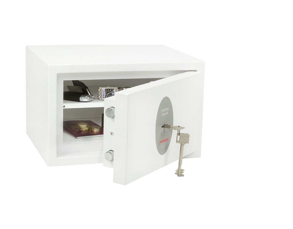 Phoenix Safe Co. Fortress II SS1181K Freestanding safe 8 L Steel White
