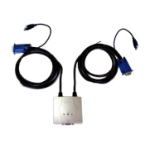Dynamode 2-Port Pocket KVM + USB1.1 + Audio with Cables KVM switch