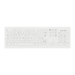 Contour Design Active Key Contour ClassicClean Medical Keyboard Removable Cover Full-Size Wireless White UK C8100