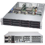 Supermicro SuperChassis 826BAC4-R1K23WB Rack Black 1200 W