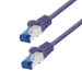 LogiLink Patch Cable Cat.6A S/FTP violet  0,25m, PrimeLine