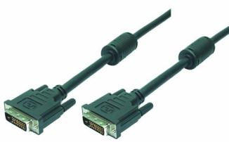LogiLink 5m DVI-D DVI-kabel Svart