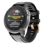 Garmin EU Product - Fenix 7S / 6S Pro / 5S Plus Silicone Watch Band - Black