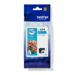 Brother LC-424C Ink cartridge cyan, 750 pages ISO/IEC 19752 for Brother DCP-J 1200