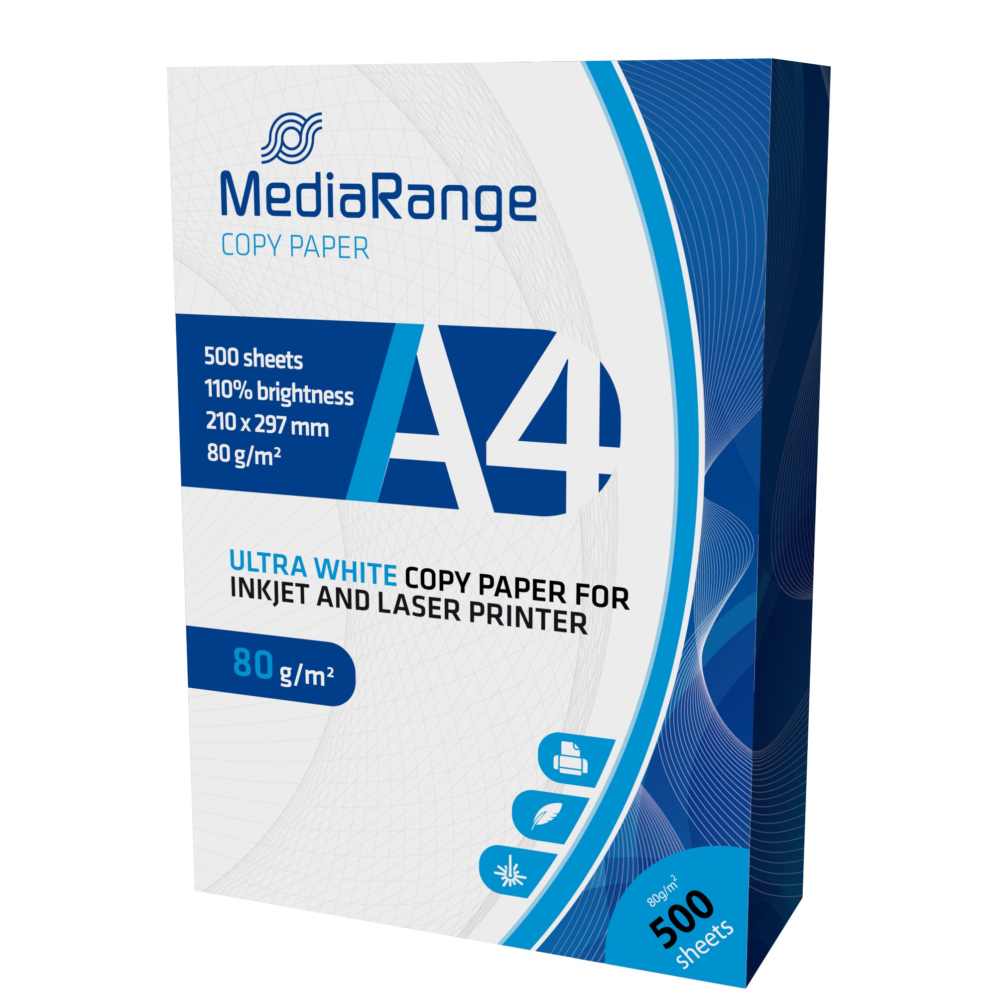 MediaRange MRINK110 printing paper A4 (210x297 mm) Matte 500 sheets White