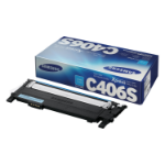 Samsung CLT-C406S/ELS/C406 Toner cyan, 1K pages ISO/IEC 19798 for Samsung CLP-360
