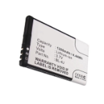 CoreParts MBXNOK-BA0039 mobiele telefoon onderdeel Batterij/Accu Zwart