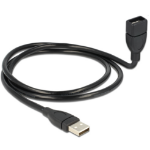 DeLOCK 1m USB 2.0 USB cable USB A Black