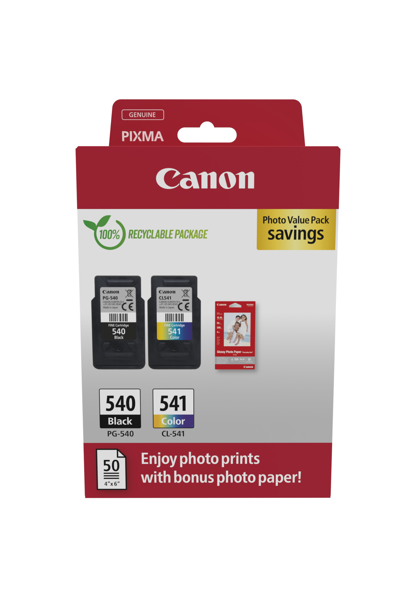 Canon 5225B013/PG-540+CL-541 Printhead cartridge multi pack black...