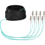 EFB Elektronik O8322S30OM3 InfiniBand en Glasvezelkabel 30 m 8x LC U-DQ(ZN) BH Beige, Zwart, Blauw