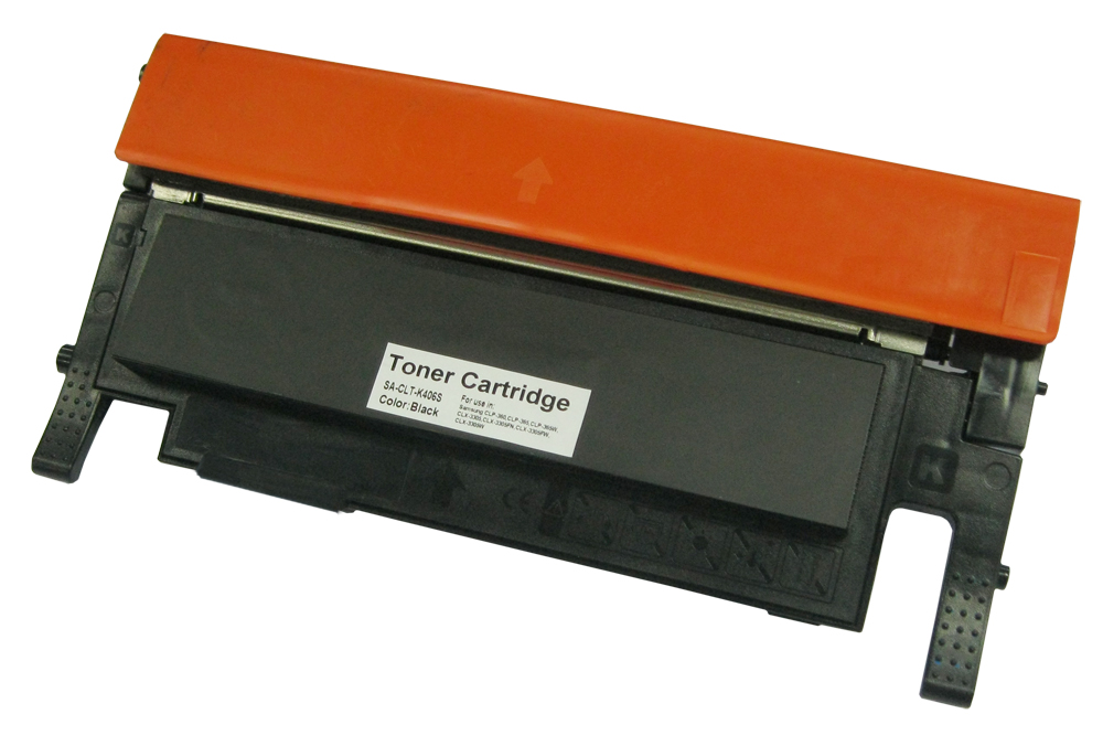 Image of CTS Wholesale Remanufactured Samsung CLP360 Black Toner CLT-K406S HP S