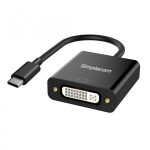 Simplecom DA103 video cable adapter 0.15 m USB Type-C DVI Black