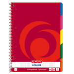 Herlitz 296491 writing notebook A4 100 sheets Red