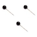 UNBRANDED MAP PINS BLACK PACK OF 100 26891