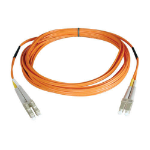 Eaton Tripp Lite Series Duplex Multimode 50/125 Fiber Patch Cable (LC/LC), 100M (328 ft.) - Patch cable - LC multi-mode (M) to LC multi-mode (M) - 100 m - fibre optic - duplex - 50 / 125 micron - orange