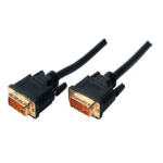 shiverpeaks DVI-D/DVI-D 5m DVI cable Black