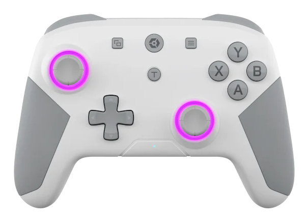 Gioteck QD1TVS-11-MU Gaming Controller White Grip controller Analogue / Digital Android, PC, iOS