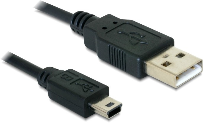 Image of DeLOCK 82311 USB cable 3 m USB 2.0 USB A Mini-USB B Black