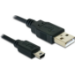 DeLOCK 82311 cable USB 3 m USB 2.0 USB A Mini-USB B Negro