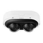 Hanwha PNM-7082RVD security camera Dome IP security camera Indoor & outdoor 1920 x 1080 pixels Ceiling/wall