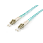 Equip LC/LC Fiber Optic Patch Cable, OM3, 15m