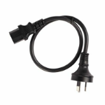 4Cabling 011.180.0077 power cable Black