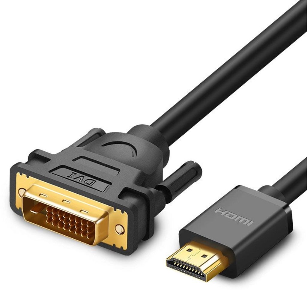 EU Product - HDMI to DVI Cable 4K 60Hz 30AWG, 1m - Black thumbnail